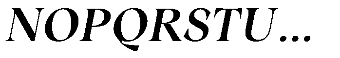 Winzer Serif Slanted Font UPPERCASE