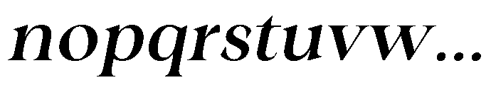 Winzer Serif Slanted Font LOWERCASE