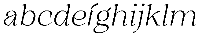 Winzer Serif Thin Italic FONT