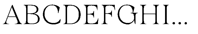 Winzer Serif Thin Font UPPERCASE