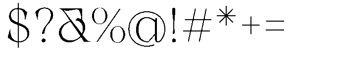 Winzer Serif Variable Font OTHER CHARS