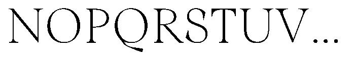 Winzer Serif Variable Font UPPERCASE