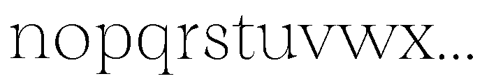 Winzer Serif Variable Font LOWERCASE