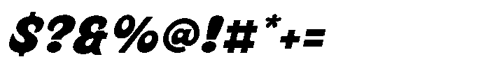Wiona Oblique Font OTHER CHARS
