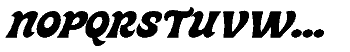 Wiona Oblique Font UPPERCASE