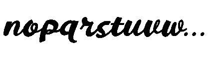 Wionah Fellow Italic Font LOWERCASE