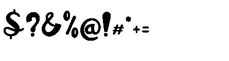Wionah Fellow Regular Font OTHER CHARS