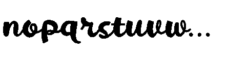 Wionah Fellow Regular Font LOWERCASE