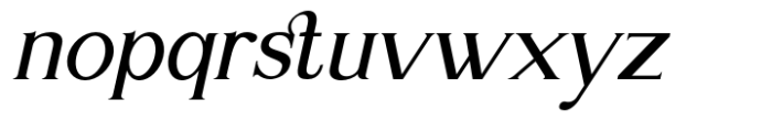 Wirangi Italic Font LOWERCASE