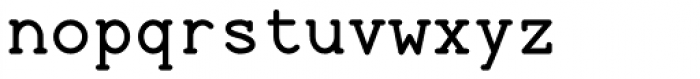 Wire Type Mono Bold Font LOWERCASE