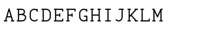 Wire Type Mono SmallCaps Regular Font UPPERCASE