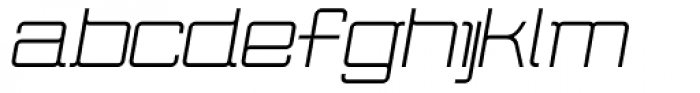 Wired Italic Font LOWERCASE