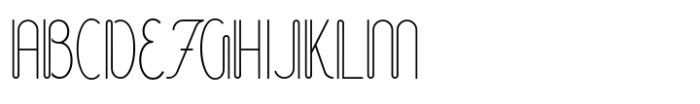 Wireline JNL Regular Font UPPERCASE