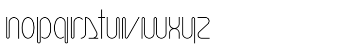 Wireline JNL Regular Font LOWERCASE