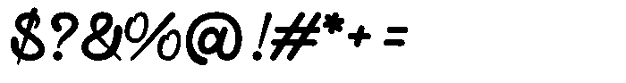 Wishnut Script Regular Font OTHER CHARS