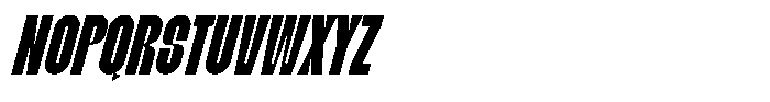 Wishnut WISHNUT CONDENSED Italic Font UPPERCASE