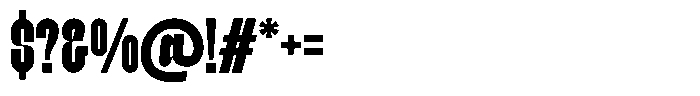 Wishnut WISHNUT CONDENSED Regular Font OTHER CHARS