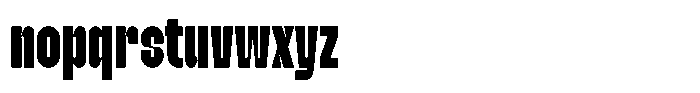 Wishnut WISHNUT CONDENSED Regular Font LOWERCASE