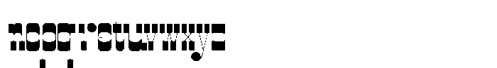 Wistara Font LOWERCASE