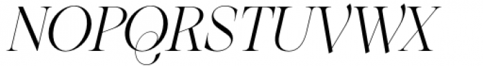 Wistenia Italic Font UPPERCASE