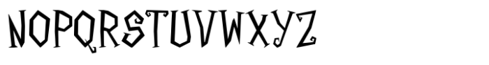 Witch Wand Font LOWERCASE