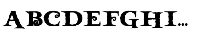 Witcher Knight Regular Font UPPERCASE