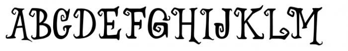 Witches Crow Regular Font UPPERCASE
