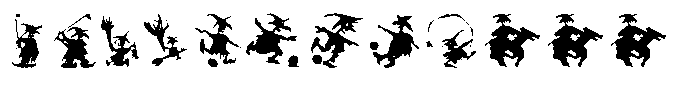 Witches at the Olympiads Font LOWERCASE