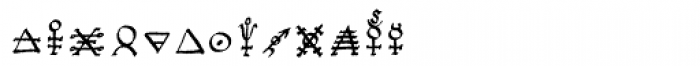 Witchfinder Alchemy Font UPPERCASE