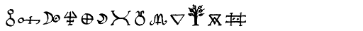 Witchfinder Alchemy Font UPPERCASE