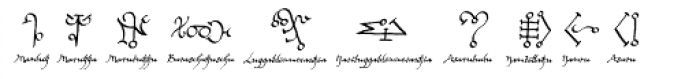 Witchfinder Necronomicon Explained Font UPPERCASE