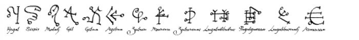 Witchfinder Necronomicon Explained Font LOWERCASE