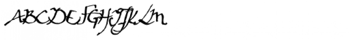 Witchfinder Script New Font UPPERCASE