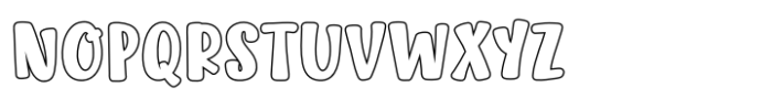 Witchink Line Regular Font UPPERCASE