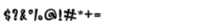 Witchink Outline Regular Font OTHER CHARS