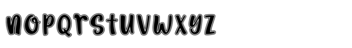 Witchink Outline Regular Font LOWERCASE
