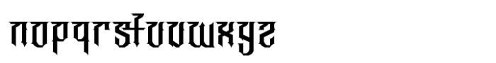 Withceyrs Font LOWERCASE