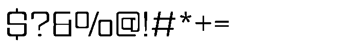 Witness Extra Light Font OTHER CHARS