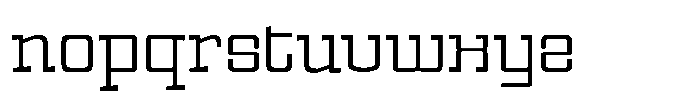 Witness Extra Light Font LOWERCASE