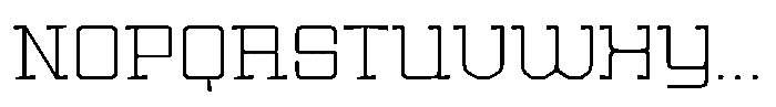 Witness Thin Font UPPERCASE