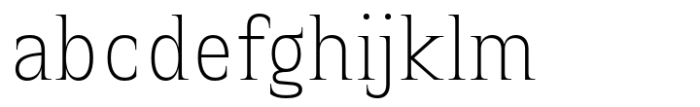Witthayakhom Extra Light Font LOWERCASE