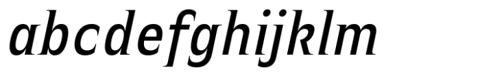 Witthayakhom Medium Italic Font LOWERCASE