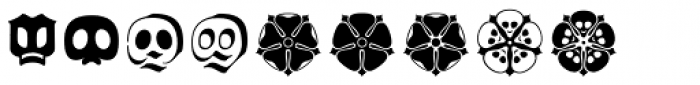 Wittingau Symbols Font LOWERCASE