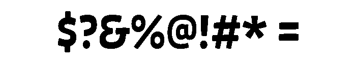 Wildberry Bold Instance Font OTHER CHARS