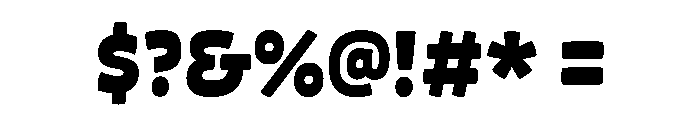 Wildberry Heavy Instance Font OTHER CHARS