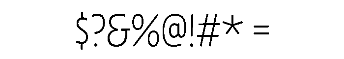 Wildberry Light Instance Font OTHER CHARS