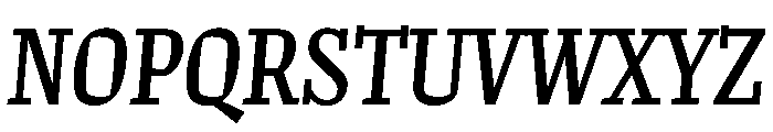Williamson Italic Font UPPERCASE