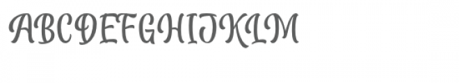 Wishteria Font UPPERCASE