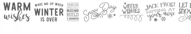 wintertime dingbats font Font UPPERCASE