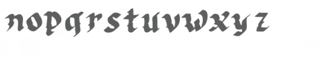 witch font Font LOWERCASE